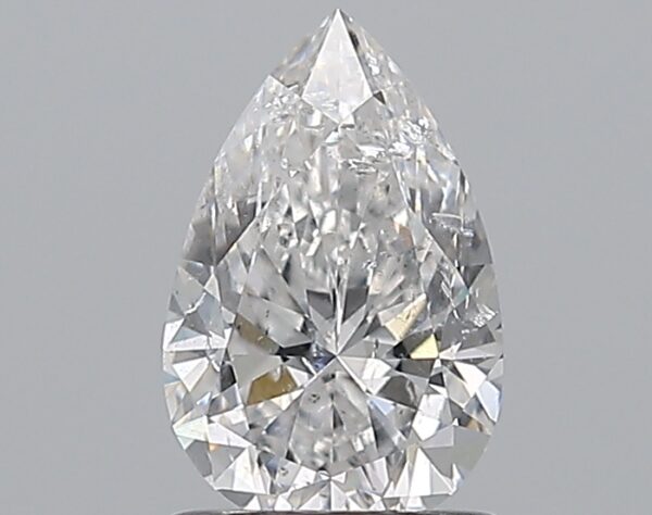1.01 carat, E colour, SI2 clarity, Pear shape, Natural Diamond.