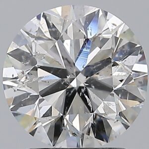 1.9 carat, F colour, SI2 clarity, Round shape, Natural Diamond.