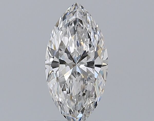 1.01 carat, D colour, SI1 clarity, Marquise shape, Natural Diamond.