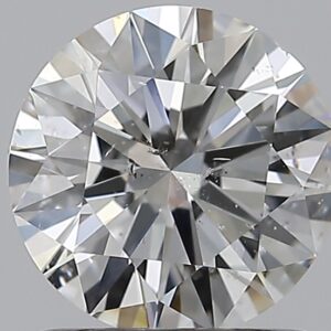 1.01 carat, G colour, SI2 clarity, Round shape, Natural Diamond.