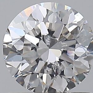 0.96 carat, F colour, SI2 clarity, Round shape, Natural Diamond.