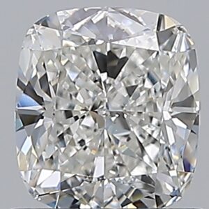 1 carat, G colour, SI1 clarity, Cushion shape, Natural Diamond.