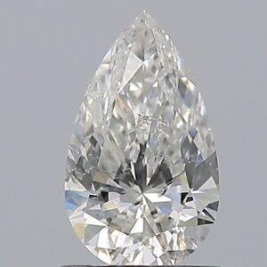 1.01 carat, G colour, SI2 clarity, Pear shape, Natural Diamond.