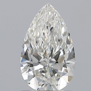 1.04 carat, H colour, IF clarity, Pear shape, Natural Diamond.