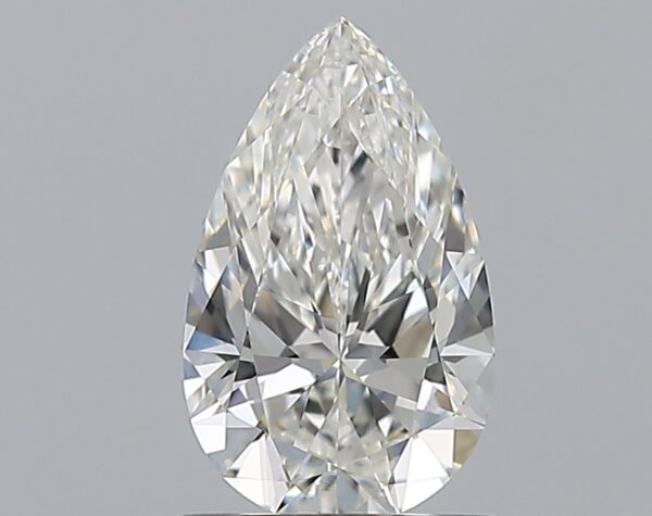 1.04 carat, H colour, IF clarity, Pear shape, Natural Diamond.