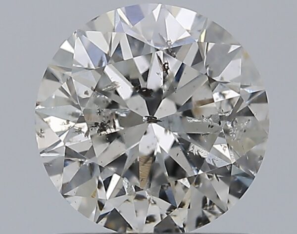 1 carat, F colour, SI2 clarity, Round shape, Natural Diamond.