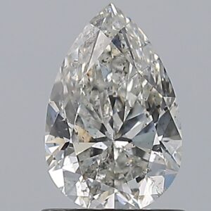 1.01 carat, G colour, SI2 clarity, Pear shape, Natural Diamond.