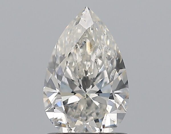 1 carat, H colour, SI2 clarity, Pear shape, Natural Diamond.