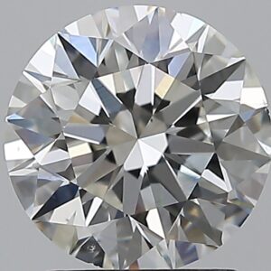 2 carat, H colour, VS2 clarity, Round shape, Natural Diamond.