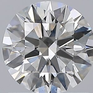1.01 carat, F colour, SI2 clarity, Round shape, Natural Diamond.