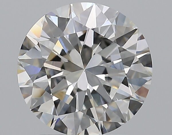 2 carat, H colour, VS2 clarity, Round shape, Natural Diamond.