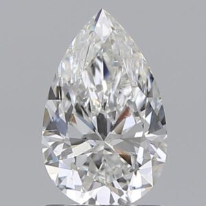 1.01 carat, G colour, SI2 clarity, Pear shape, Natural Diamond.