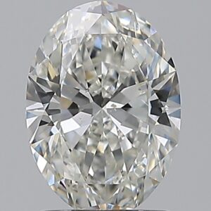 1.2 carat, H colour, SI1 clarity, Oval shape, Natural Diamond.
