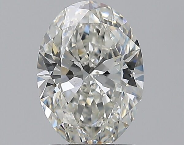 1.2 carat, H colour, SI1 clarity, Oval shape, Natural Diamond.