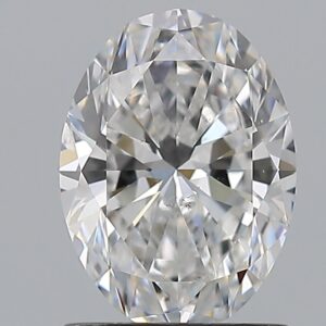1.3 carat, E colour, SI1 clarity, Oval shape, Natural Diamond.