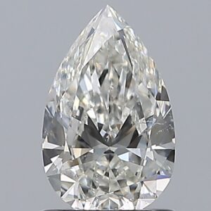 0.96 carat, H colour, SI1 clarity, Pear shape, Natural Diamond.