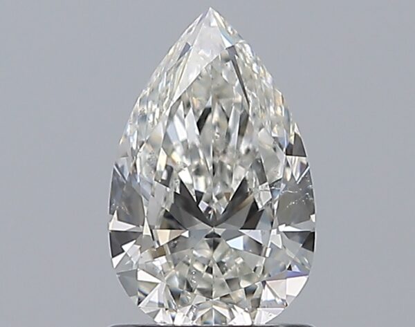 0.96 carat, H colour, SI1 clarity, Pear shape, Natural Diamond.