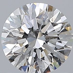 1.02 carat, E colour, SI2 clarity, Round shape, Natural Diamond.