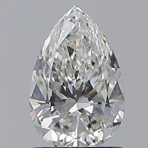 1.01 carat, G colour, SI2 clarity, Pear shape, Natural Diamond.