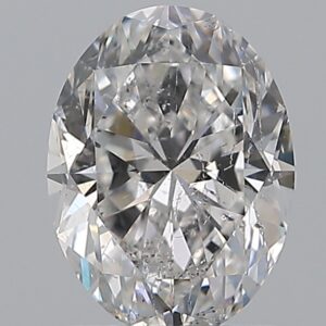0.96 carat, D colour, SI2 clarity, Oval shape, Natural Diamond.