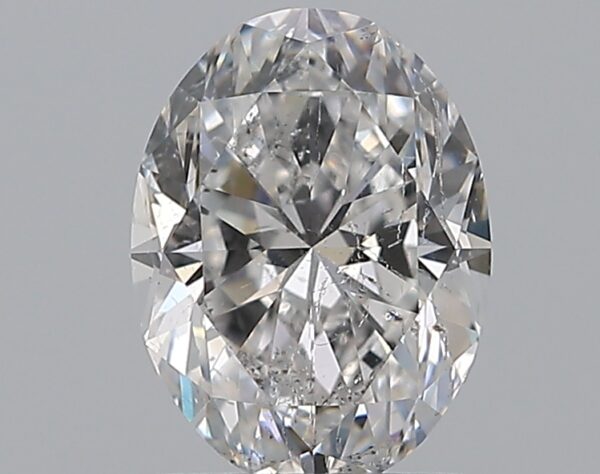 0.96 carat, D colour, SI2 clarity, Oval shape, Natural Diamond.