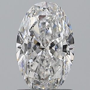 1 carat, D colour, SI1 clarity, Oval shape, Natural Diamond.