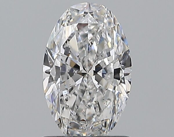 1 carat, D colour, SI1 clarity, Oval shape, Natural Diamond.