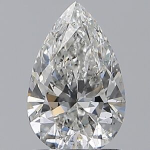 1.02 carat, G colour, SI2 clarity, Pear shape, Natural Diamond.