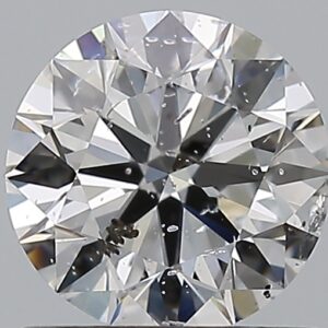 0.96 carat, E colour, SI2 clarity, Round shape, Natural Diamond.