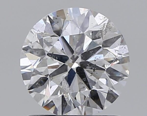 1 carat, E colour, SI2 clarity, Round shape, Natural Diamond.