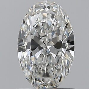 0.96 carat, G colour, VS2 clarity, Oval shape, Natural Diamond.