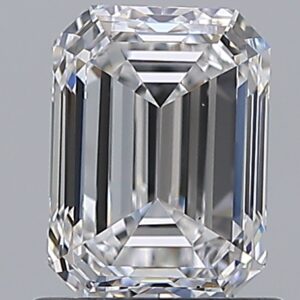 1.2 carat, D colour, VS2 clarity, Emerald shape, Natural Diamond.