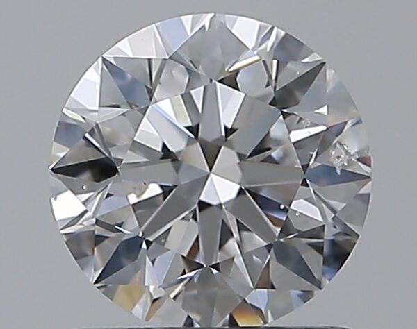 0.97 carat, D colour, SI2 clarity, Round shape, Natural Diamond.