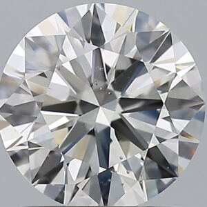 1.51 carat, G colour, SI1 clarity, Round shape, Natural Diamond.