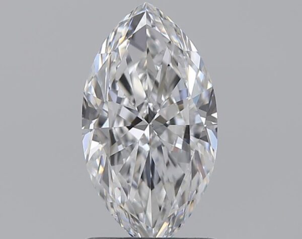 1.2 carat, D colour, VS2 clarity, Marquise shape, Natural Diamond.