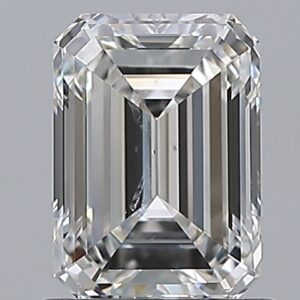 1.2 carat, F colour, SI1 clarity, Emerald shape, Natural Diamond.
