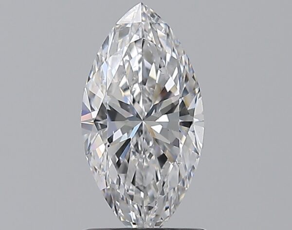 1.01 carat, D colour, SI1 clarity, Marquise shape, Natural Diamond.