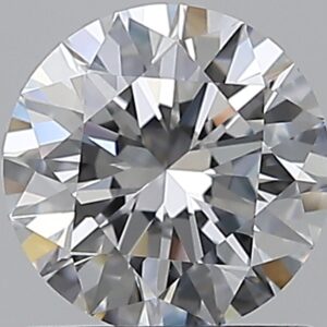 1.02 carat, D colour, VVS2 clarity, Round shape, Natural Diamond.