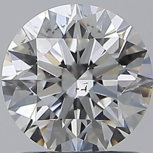 1.03 carat, F colour, SI1 clarity, Round shape, Natural Diamond.