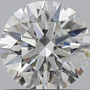 1.01 carat, G colour, SI2 clarity, Round shape, Natural Diamond.