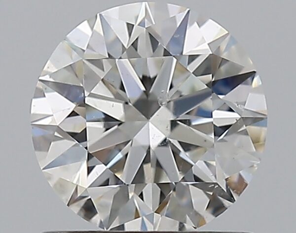 1.01 carat, G colour, SI2 clarity, Round shape, Natural Diamond.