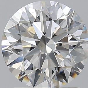 1.61 carat, G colour, SI1 clarity, Round shape, Natural Diamond.