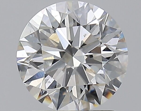 1.61 carat, G colour, SI1 clarity, Round shape, Natural Diamond.