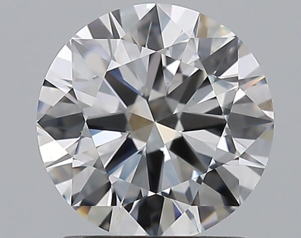 1.51 carat, D colour, VS1 clarity, Round shape, Natural Diamond.
