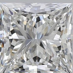 2.01 carat, H colour, SI1 clarity, Princess shape, Natural Diamond.