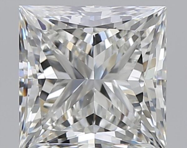 2.01 carat, H colour, SI1 clarity, Princess shape, Natural Diamond.