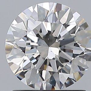 1.29 carat, G colour, VS2 clarity, Round shape, Natural Diamond.