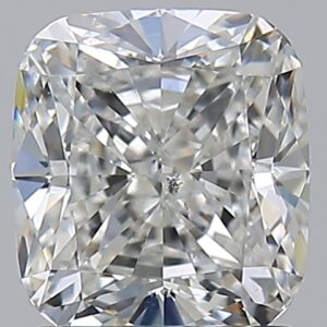 2.01 carat, G colour, SI1 clarity, Cushion shape, Natural Diamond.