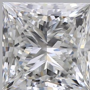 1.5 carat, F colour, VS2 clarity, Princess shape, Natural Diamond.