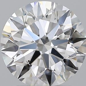 1.51 carat, D colour, SI1 clarity, Round shape, Natural Diamond.